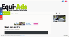 Desktop Screenshot of equi-ads.com